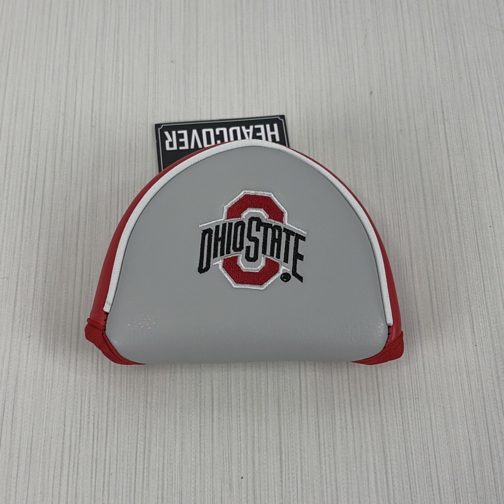 Ohio State Buckeyes NCAA Mallet Putter Golf Club Head Cover Embroidered NEW